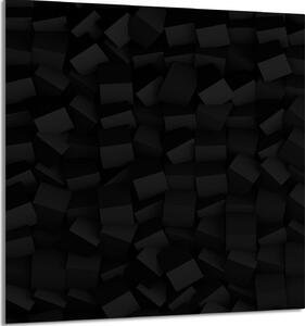 PIATTO IN VETRO PER CUCINA 60x65 Nero