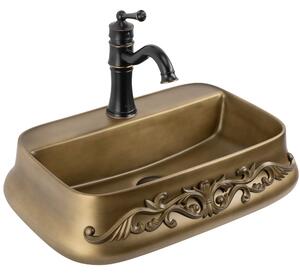 Lavabo da appoggio Rea Castel