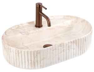 Lavabo da appoggio Rea Marcela 60 Saturn