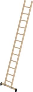 MUNK scala singola in legno con barra divaricatrice nivello 12 pioli