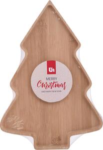 Piatto da portata in legno Albero di Natale XMAS