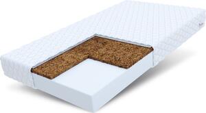 Materasso in schiuma CARINI JERSEY 90x200 cm, 11 cm, con fibra di cocco