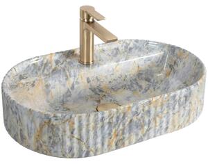 Lavabo da appoggio Rea Marcela 60 Ruststone