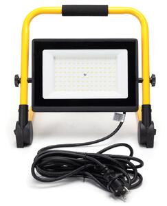 Aigostar LED faretto da cantiere 100W, 9000LM, luce da lavoro a LED con spina, cavo da 4M con interruttore, lampada da cantiere impermeabile IP65, 6500K