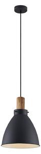 Lampada a sospensione Lindby Trebale, E27, Ø 28 cm, nera, metallo
