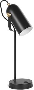 BELIANI Lampada da tavolo nera 48 cm in metallo a forma di campana in un elegante stile moderno e retrò