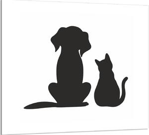 PIATTO IN VETRO PER CUCINA 65x60 Animali