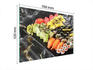Piatto Protettivo In Vetro Per Cuore 70X52 Sushi