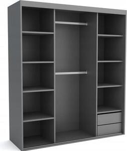 Tappeto FURNLUX A Grigio 210cm / Colore principale: Grigio / Dimensioni: 210 x 60 x 205 cm