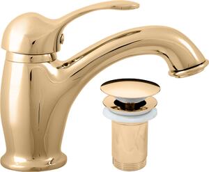 Slezák-RAV Miscelatore per lavabo Slezák RAV Labe L027K Colore: oro, Misura: 1/2''