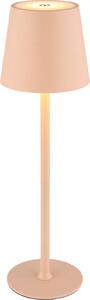 Lampada da tavolo cordless con batteria ricaricabile touch dimmer lampada da tavolo dimmerabile albicocca 58438P