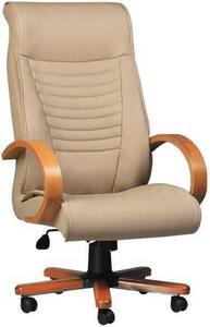 Sedia da gaming beige, sedia da ufficio, sedia girevole, poltrona da ufficio