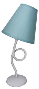 Lampada da tavolo Näve - tessuto/metallo - colore del paralume: turchese; 3116199