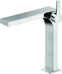 Miscelatore monocomando Keuco per lavabo 250 EDITION 11 senza scarico nero cromo spazzolato 51102130103