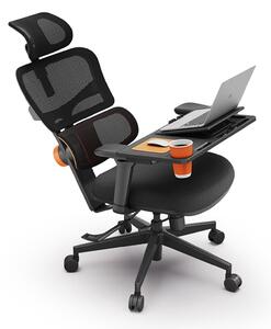NEWTRAL NT001 Sedia ergonomica per ufficio - sedia da scrivania con schienale alto + scrivania da lavoro staccabile