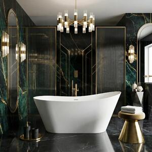 Vasca da bagno freestanding in acrilico Lusso Slim 170