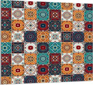 PIATTO IN VETRO PER CUCINA 65x60 Mosaico