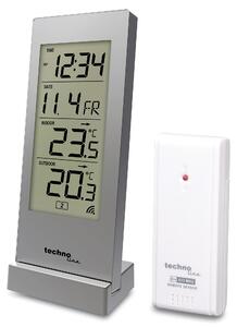 Stazione meteorologica Technoline WS9767, argento, temperatura esterna, temperatura interna, ora