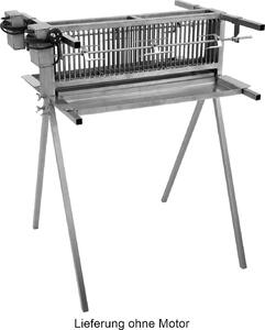 Schneider Griglia verticale Griglia salutare doppia in acciaio inox Larghezza 66 cm