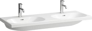 LAUFEN LUA lavabo double, 2 trous pour robinet, avec trop-plein, 1200x460mm, H8140814001041, H8140814001041
