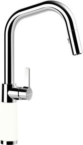 Rubinetto da cucina Schock SC-530 cromo/Cristadur bocca estraibile Linea Verde Giorno