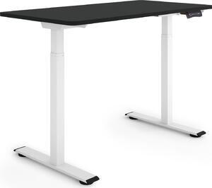 ESMART Germany ERX-122WB 120x60cm Nero Scrivania ergonomica sit-stand Regolabile elettricamente in altezza in modo continuo 73,5-122,5 cm 3 x memoria Ricordo attività Doppio motore Montaggio rapido
