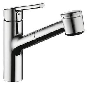 Miscelatore da cucina Naber KWC Luna E2 con tubo flessibile estraibile spray cromo bassa pressione