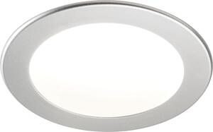 DOMUS LINE Plafoniera da incasso Smally XS D-Motion, effetto acciaio inossidabile