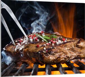 PIATTO IN VETRO PER CUCINA 65x60 Grill