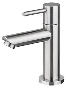 Miscelatore lavabo - Monocomando - Acciaio inox SUS 304 - Grigio - Montaggio su piano con un foro