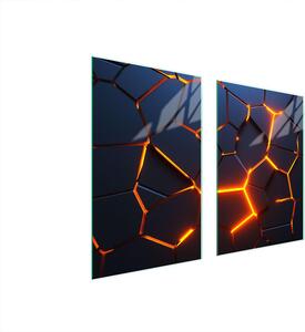Piatto Di Protezione In Vetro Per Cucina 65X52 Magma