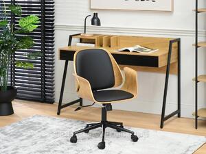 Sedia girevole DAROLIN - rovere / nero