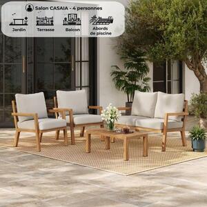 Set da giardino - Alluminio - 4 persone - CASAIA