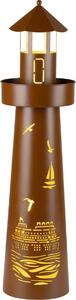 Faro in metallo con illuminazione Altezza 80 cm 70532