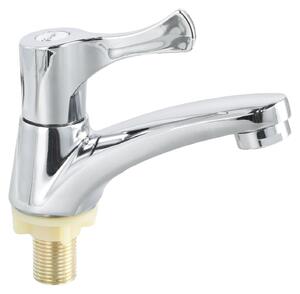 Rubinetto acqua fredda lavello - Lega di zinco - Compatto - G1/2 - Argento