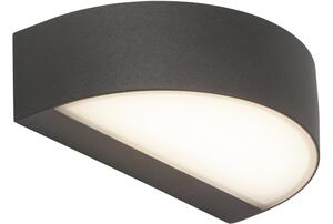 AEG Lampe Monido LED applique da esterno antracite/bianco | 1x 9W LED integrato (COB), (550lm, 3000K) | Grado di protezione IP: 54 - resistente agli spruzzi d'acqua