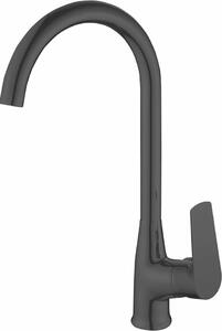Miscelatore da cucina LOTTA, nero opaco
