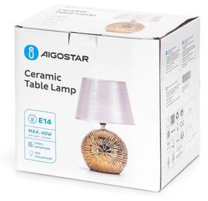 Aigostar - Lampada da tavolo 1xE14/40W/230V oro
