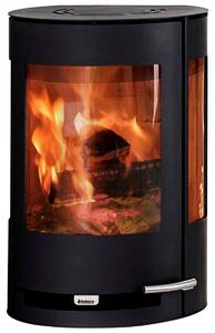 Stufa Aduro 9.4 acciaio nero 3 dischi 6kW