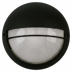 Lampada da parete per esterni tonda Ø26cm IP44 nero oblò E27 casa marittima giardino parete lampada nave