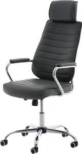 Sedia direzionale - Comoda sedia da ufficio - Insolita Pelle finta | Colore: Grigio