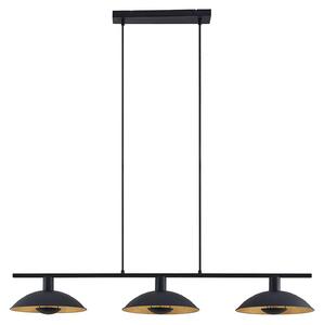 Lindby lampada a sospensione Narisara, 118cm, E14, 3-gang, nero-oro