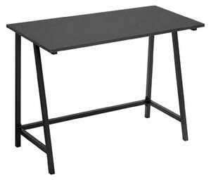 BEGRYF Scrivania 100x50x75 cm Nero Scrivania per computer Struttura in metallo Scrivania da ufficio moderna Salvaspazio