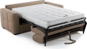 Divano letto Express - 3 posti - EUREKA - Tessuto Antelope Como 5 - 200 x 102 x 95 cm