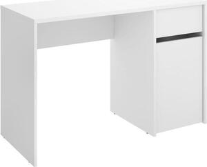 Scrivania - BALI - Bianco - 1 cassetto / 1 anta - 110,3 x 50,2 x 74,2 cm