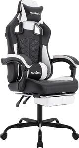 Sedia Da Ufficio Ergonomica Asukale – La Poltrona Direzionale Imbottita Per Carichi Pesanti (fino A 150 Kg) Con Seduta XL E Braccioli Pieghevoli, Perfetta Per Casa E Lavoro, Colore Grigio Moderno