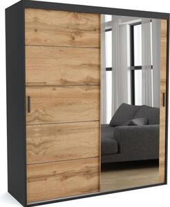 Tappeto FURNLUX A Marrone e Nero 150cm / Colore principale: Marrone / Dimensioni: 150 x 60 x 205 cm