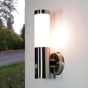 Luce da esterno con rilevatore di movimento in acciaio inox E27 Lampada da parete porta d'ingresso Luce da parete patio