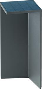 Lampada da terra Nusolar altezza 34cm 2700K IP54 antracite 2.2W