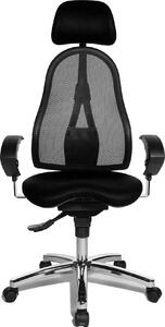 Sitness 45 sedia girevole nera